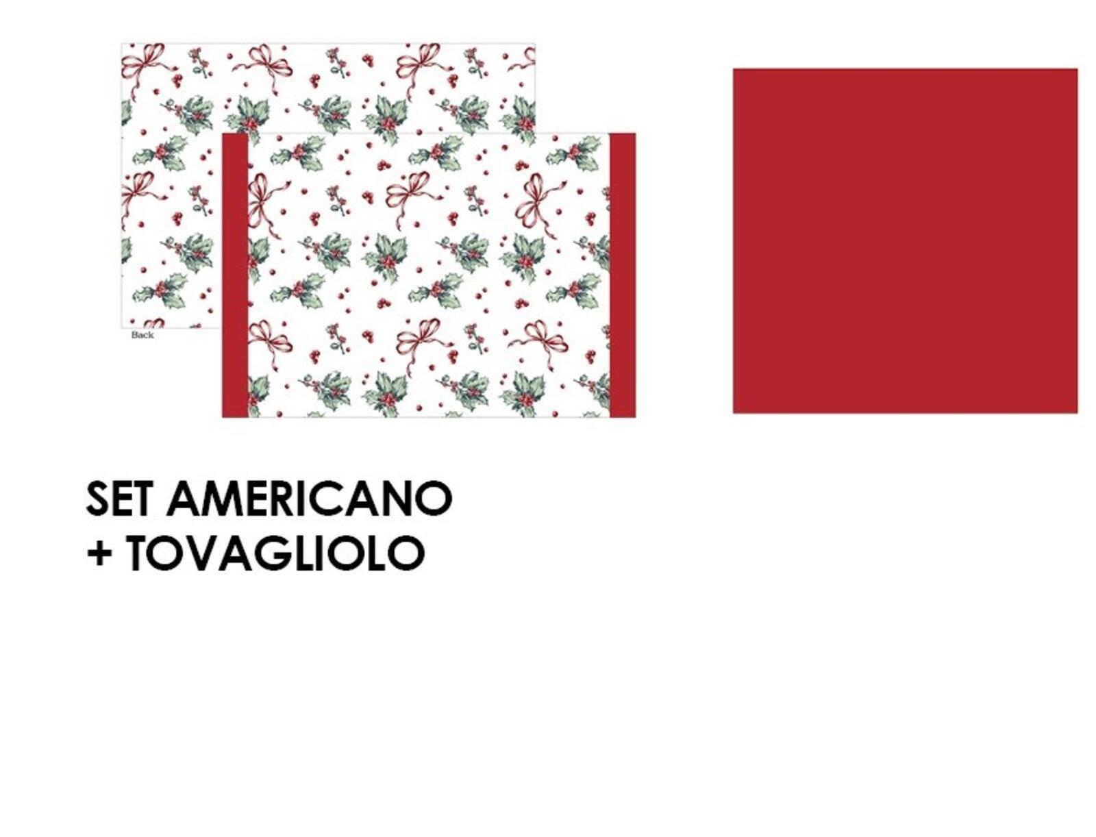 AMERICANA SET + DRAMMEN NAPKIN Tellini S.r.l. Wholesale Clothing